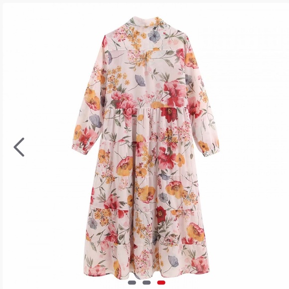 Floral Dress M Fall - Picture 3 of 5